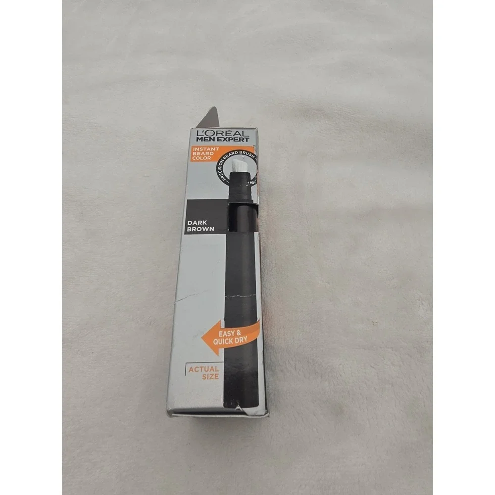 L'Oreal Men Expert Instant Temporary Beard Color, Beard Filler #03 Dark Brown